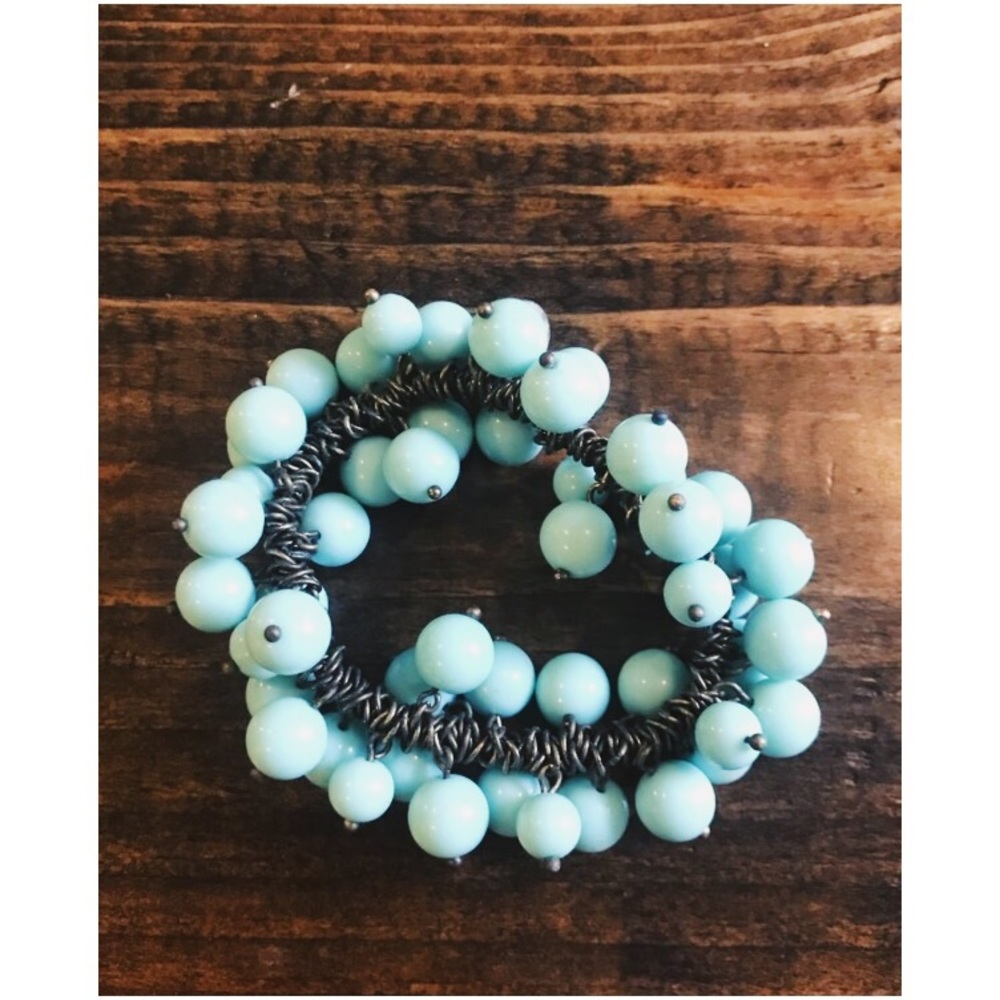 J. Crew Turquoise Beaded Bracelet